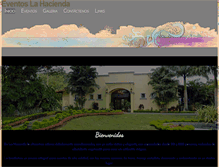 Tablet Screenshot of eventoslahacienda.com